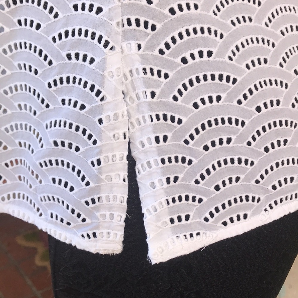 Banana Republic poppy white lace blouse - Picture 7 of 8